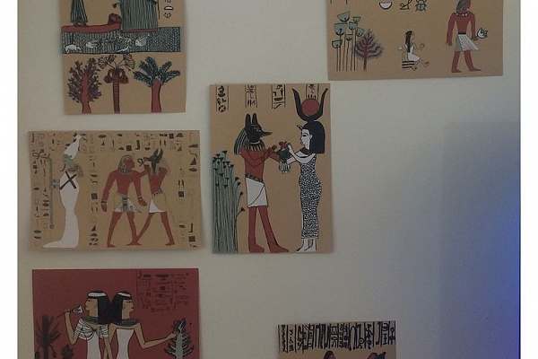 Рисовальные истории в НеоЗебре. Древний Египет. Работы наших студентов.